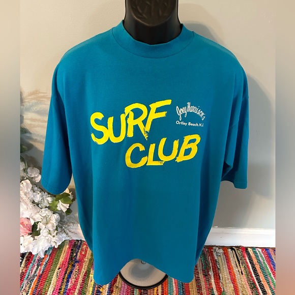 80s Joey Harrison's Surf Club Tee Shirt Ortley Beach New Jersey Vintage XL